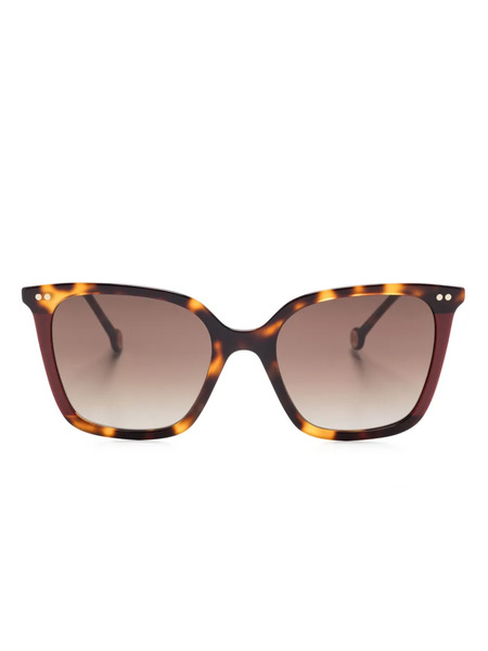  Carolina Herrera Square-frame Sunglasses - Brown 