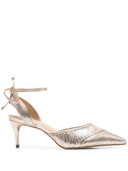  Carrano 60mm Leather Pumps - Gold 