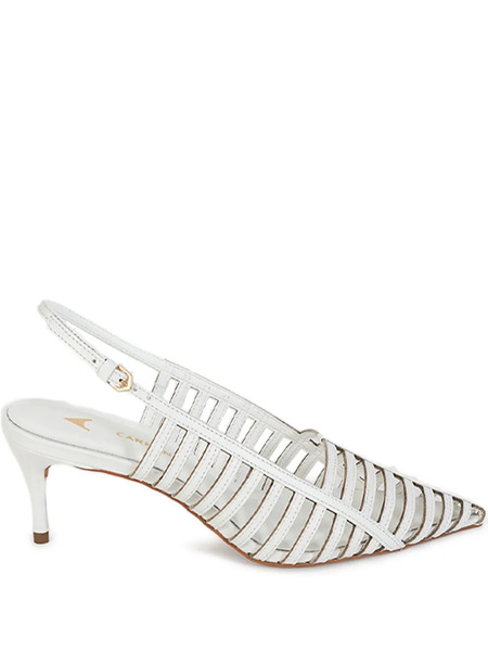  Carrano 40mm Leather Pumps - White 
