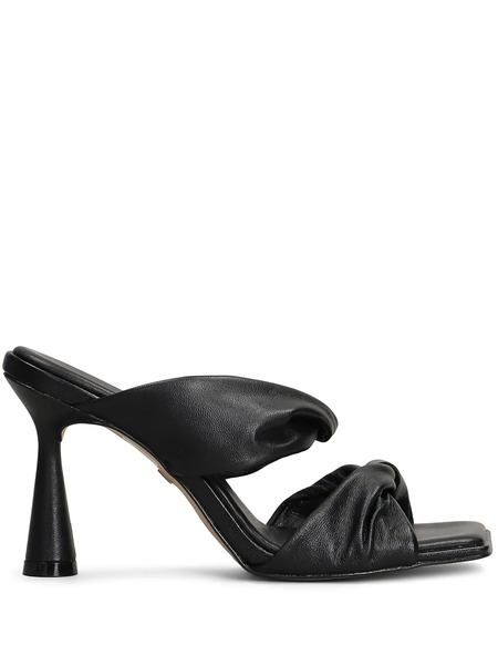  Carrano 100mm Leather Sandals - Black 