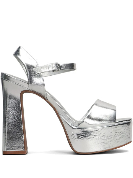  Carrano 130mm Leather Sandals - Grey 