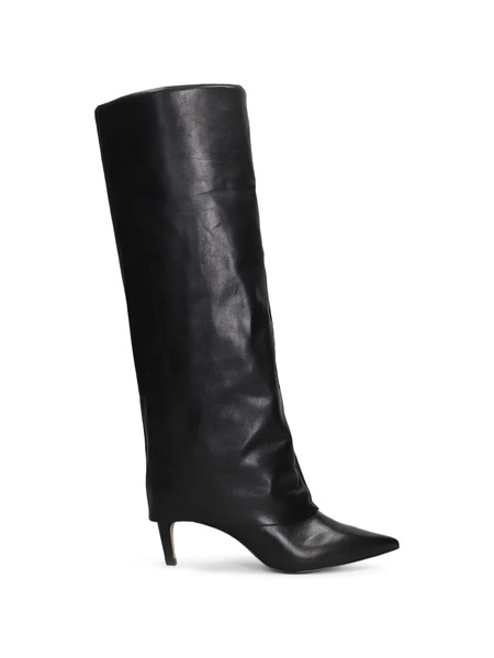  Carrano 65mm Pointed-toe Leather Boots - Black 