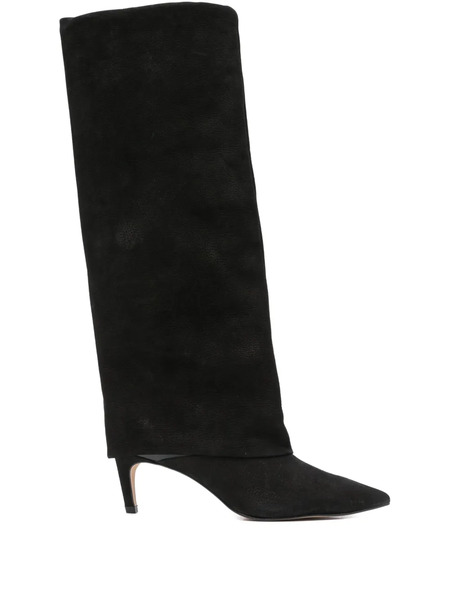  Carrano 60mm Suede Knee-high Boots - Black 