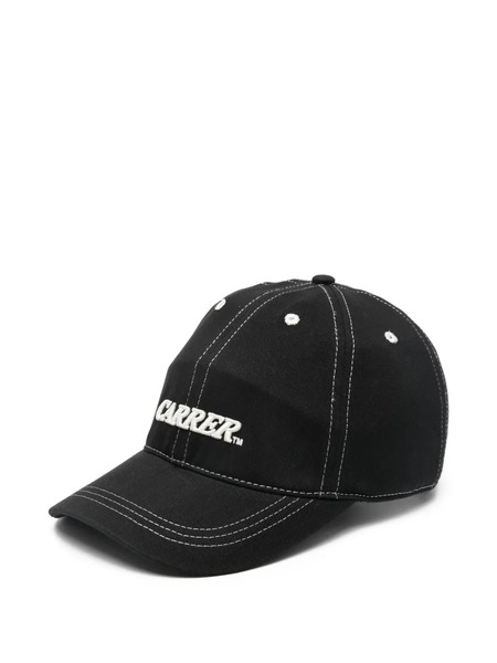  Carrer Logo-embroidered Baseball Cap - Black 