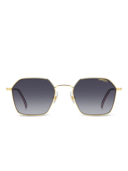  Carrera Geometric-frame Sunglasses - Gold 