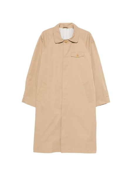  Carter Young Buttoned Pocket Overcoat - Neutrals 
