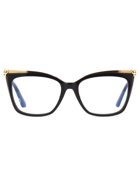  Cartier Eyewear Cat Eye Glasses - Black 