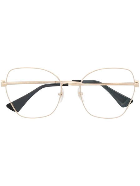  Cartier Eyewear Cat-eye Two-tone Glasses - Gold 