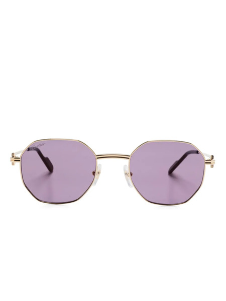  Cartier Eyewear Ct0500s Sunglasses - Gold 