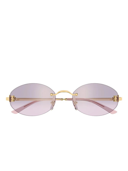  Cartier Eyewear Ct0592s Sunglasses - Gold 