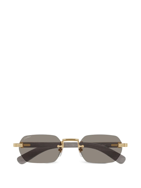  Cartier Eyewear Ct0362s Sunglasses - Gold 