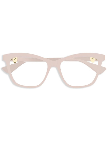  Cartier Eyewear Logo-plaque Glasses - Pink 
