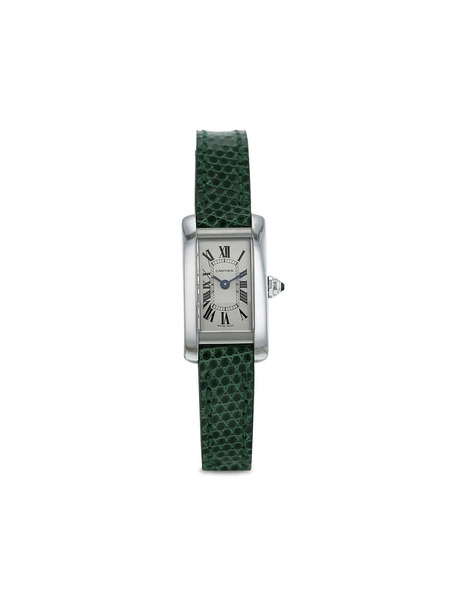  Cartier 2000 Pre-owned Mini Tank 15mm - Silver 