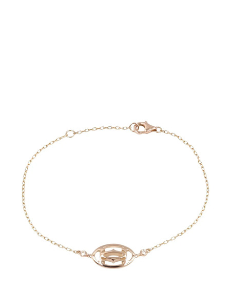  Cartier 2010s Double C Logo Diamond Bracelet - Pink 