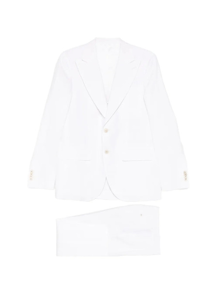  Caruso Aida Single-breasted Suit - White 
