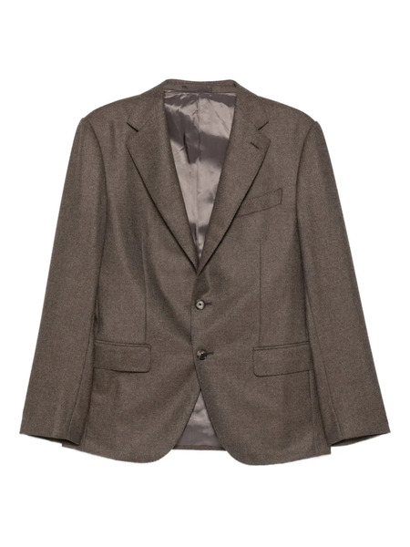  Caruso Buttoned Wool-cashmere Jacket - Brown 