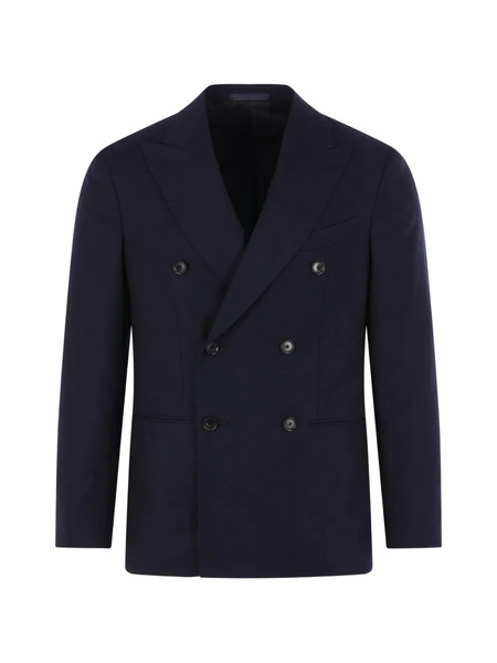  Caruso Double-breasted Dinner Jacket - Blue 