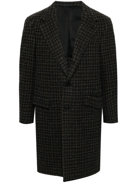  Caruso Houndstooth Coat - Brown 