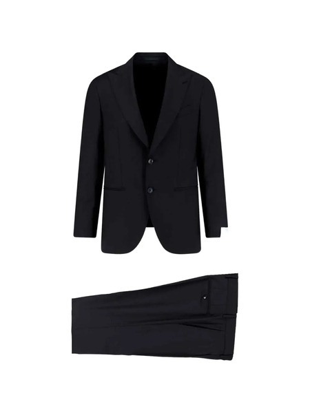  Caruso Single-breasted Suit - Black 