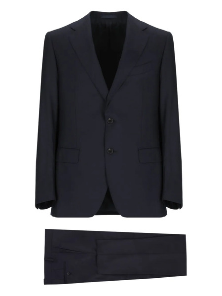  Caruso Single-breasted Suit - Blue 
