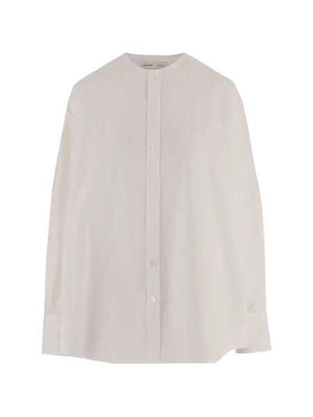  Carven Collarless Shirt - White 