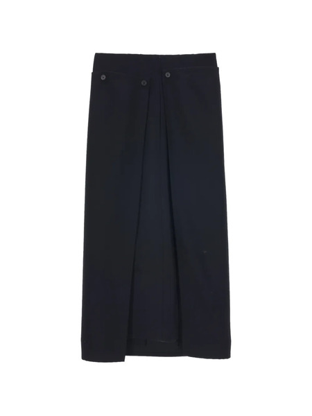  Carven Layered Midi Skirt - Black 
