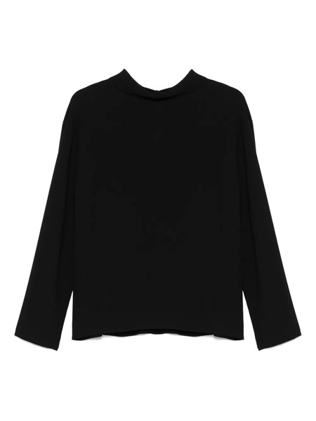  Carven Long Sleeve Blouse - Black 