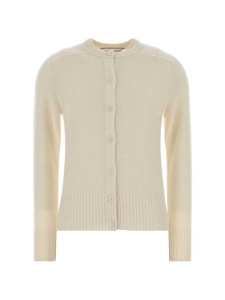  Carven Round-neck Cardigan - Neutrals 