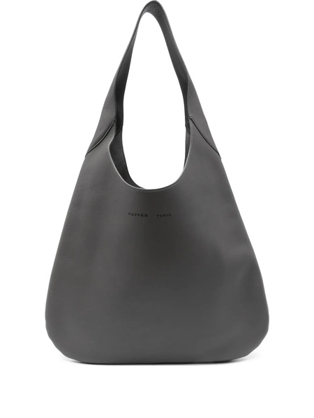  Carven Tommaso Curved-handle Tote Bag - Grey 