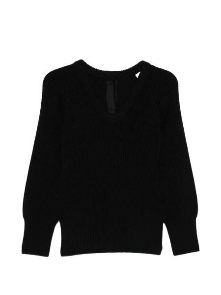  Carven V-neck Sweater - Black 