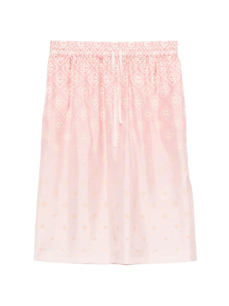  Casablanca Drawstring-fastening Midi Skirt - Pink 
