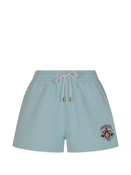  Casablanca Embroidery Drawstring Trousers - Blue 