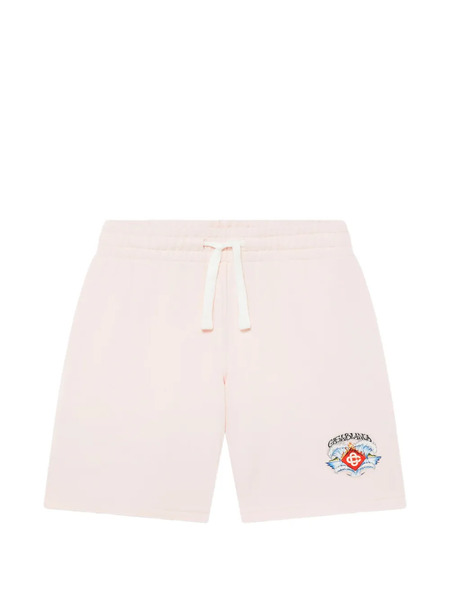  Casablanca Kids Waves Graphic-print Shorts - Pink 