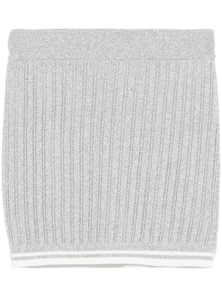  Casablanca Knitted Skirt - Silver 