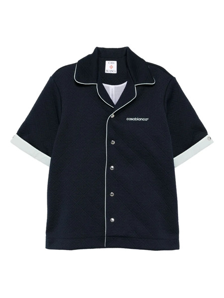 Casablanca Logo-embroidered Shirt - Blue 