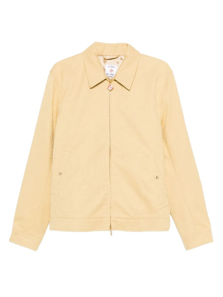  Casablanca Logo-motif Zip-front Jacket - Neutrals 