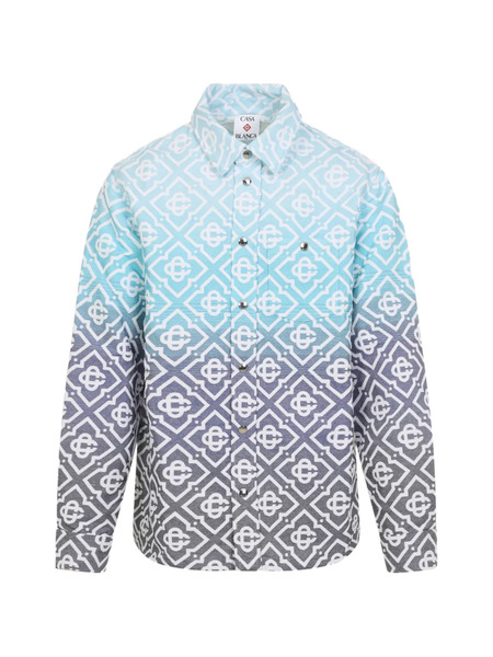  Casablanca Monogram Gradient Jacket - Blue 