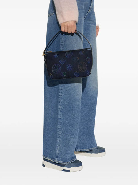  Casablanca Monogram-pattern Tote Bag - Blue 