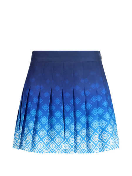 Casablanca Pleated Mini Skirt - Blue 
