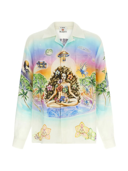 Casablanca Printed Shirt - Neutrals 