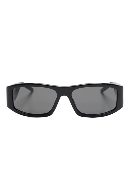  Casablanca Rectangle-frame Sunglasses - Black 