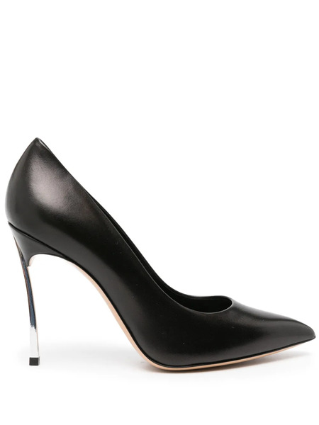  Casadei Blade 110mm Leather Pumps - Black 