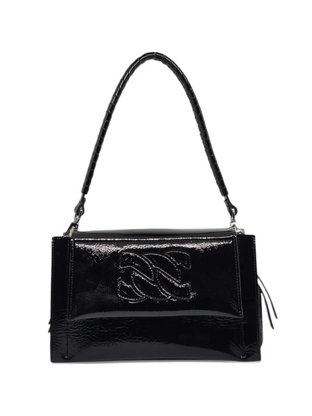  Casadei Brera Logo Shoulder Bag - Black 