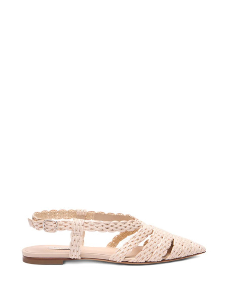  Casadei Buckle-detail Flat Pumps - Neutrals 