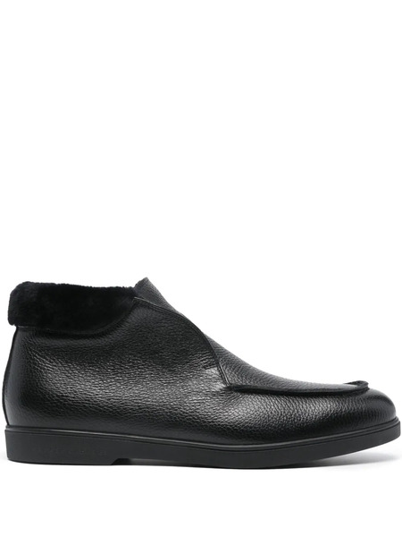  Casadei Cervo Leather Boots - Black 