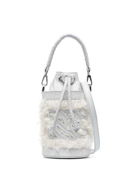  Casadei Giulia Bucket Bag - White 