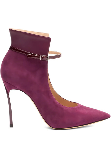  Casadei 100mm Blade Aurora Pumps - Purple 