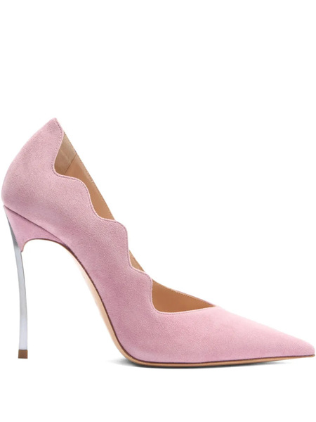  Casadei 100mm Superblade Pumps - Purple 