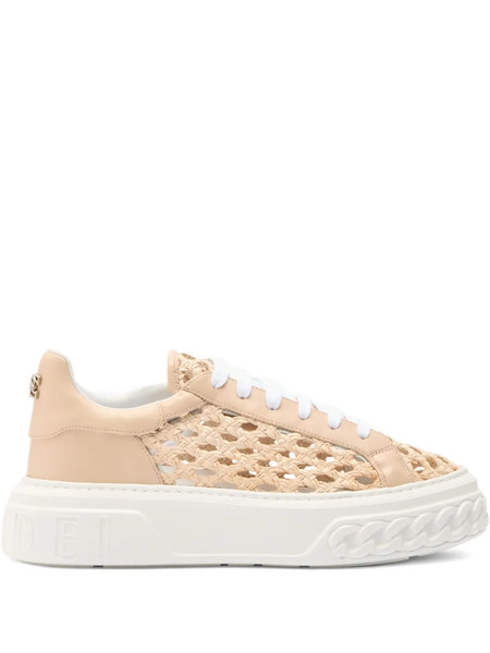  Casadei Versilia Off Road Platform Sneakers - Neutrals 