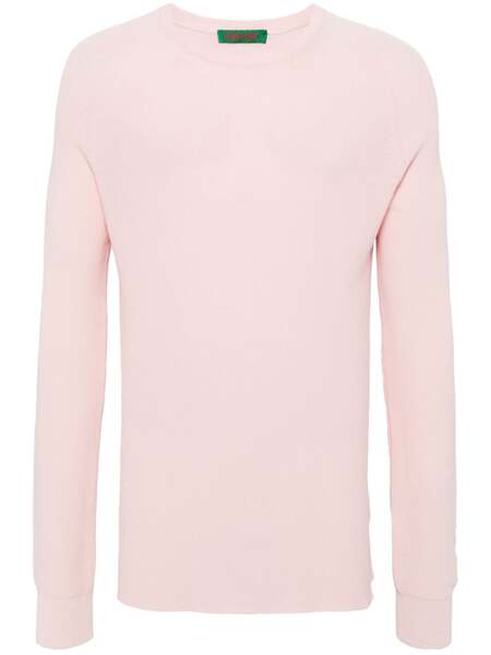  Casey Casey Crew-neck Cotton Jumper - Pink 